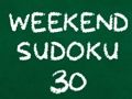 Oyunu Hafta Sonu Sudoku 30  çevrimiçi