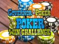 Oyunu Poker Valisi Poker kazanma Meydan Okuma çevrimiçi