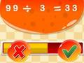 Oyunu Doğru ve Yanlış Matematik Oyunu çevrimiçi