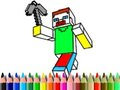 Oyunu Okula Dönüş: Minecraft Boyama  çevrimiçi