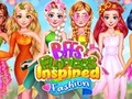 Oyunu BFF'ler Çiçeklerden İlham Alan Moda  çevrimiçi