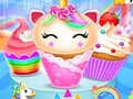 Oyunu Unicorn Deniz Kızı Cupcake Pişirme Tasarımı  çevrimiçi
