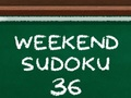 Oyunu Hafta Sonu Sudoku 36  çevrimiçi