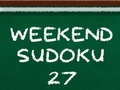 Oyunu Hafta Sonu Sudoku 27  çevrimiçi
