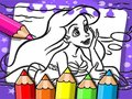 Oyunu Ariel Deniz Kızı Boyama Kitabı  çevrimiçi