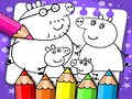 Oyunu Peppa Domuz Boyama Kitabı  çevrimiçi