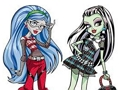Oyunu Monster High için Boyama Kitabı  çevrimiçi