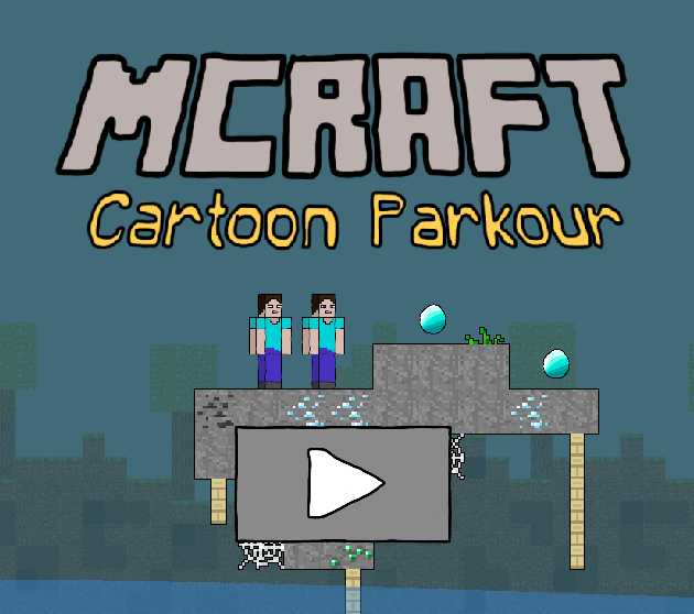 Oyunu Mcraft Karikatür Parkur  çevrimiçi