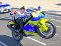 Oyunu Polis Motosikletası Stunt Yarış Oyunu çevrimiçi