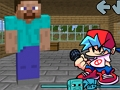 Oyunu Friday Night Funkin' Minecraft'tan Steve'e Karşı  çevrimiçi