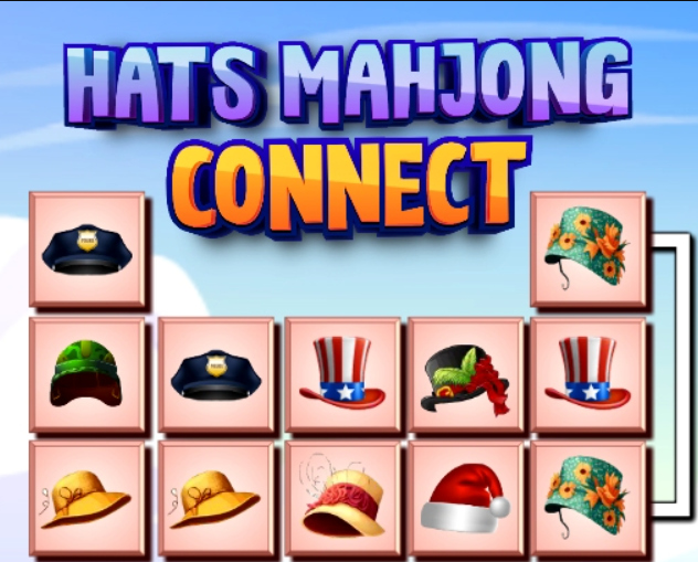 Oyunu Şapkalar Mahjong Connect  çevrimiçi