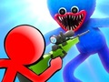 Oyunu Stickman - Huggy Wuggy'ye karşı çevrimiçi