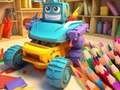 Oyunu Boyama Kitabı: Dönüşen Araba Robotu  çevrimiçi