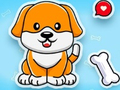 Oyunu Boyama Kitabı: Sevimli Köpek  çevrimiçi