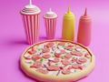 Oyunu Boyama Kitabı: Pizza  çevrimiçi
