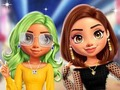 Oyunu Lovie Chic'in Modaya Uygun Düşük Omuz Görünümü  çevrimiçi