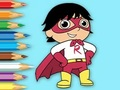 Oyunu Boyama Kitabı: Süper Ryan  çevrimiçi