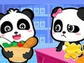 Oyunu Yapboz: Bebek Panda Süpermarket  çevrimiçi
