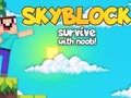 Oyunu Skyblock Noob'la Hayatta Kalıyor!  çevrimiçi