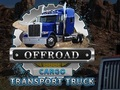 Oyunu Offroad Kargo Taşıma Kamyonu  çevrimiçi