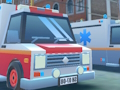 Oyunu Ambulans Dişli Yarışı Dublör 3D  çevrimiçi