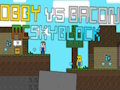 Oyunu Obby Bacon'a Karşı: MCSkyblock  çevrimiçi