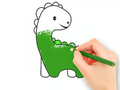 Oyunu Boyama Kitabı: Sevimli Bebek Dinozor  çevrimiçi