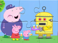 Oyunu Yapboz: Peppa Robot  çevrimiçi