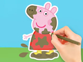 Oyunu Boyama Kitabı: Çamurdaki Peppa  çevrimiçi