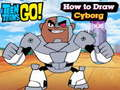 Oyunu Genç Titanlar Gidiyor! Cyborg Nasıl Çizilir  çevrimiçi
