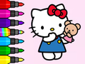 Oyunu Boyama Kitabı: Hello Kitty Oyuncak Ayı  çevrimiçi
