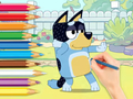 Oyunu Boyama Kitabı: Bluey ve Bingo  çevrimiçi