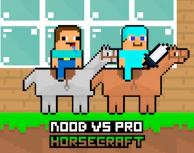 Oyunu Noob vs Pro Horsecraft çevrimiçi