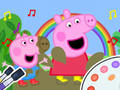Oyunu Boyama Kitabı: Peppa Pig Çamurlu Komik  çevrimiçi