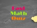 Oyunu Hızlı Matematik Testi  çevrimiçi