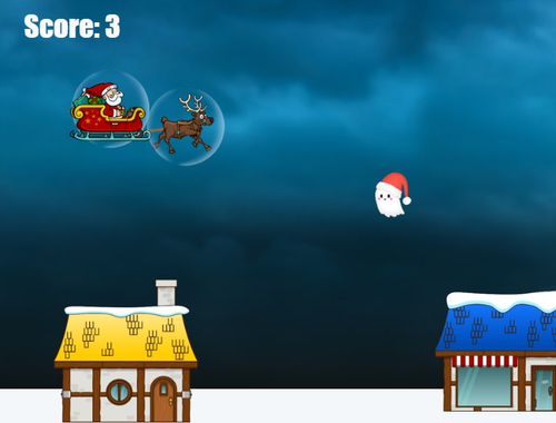 Oyunu Noel Baba Uçuş Oyunu  çevrimiçi