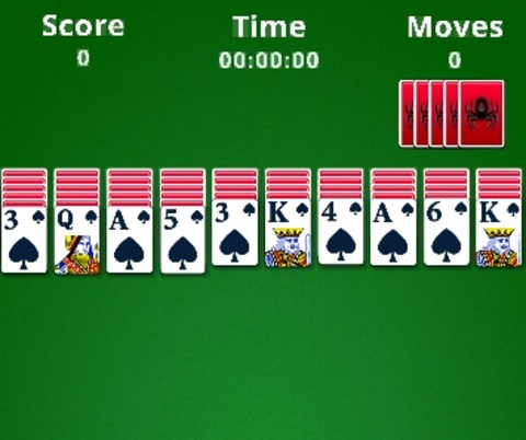 Oyunu Örümcek Solitaire  çevrimiçi
