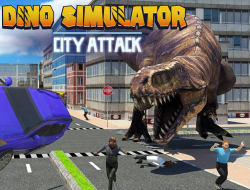 Oyunu Dino Simülatörü Şehir Saldırısı  çevrimiçi