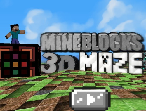 Oyunu MineBlocks 3D Labirent  çevrimiçi
