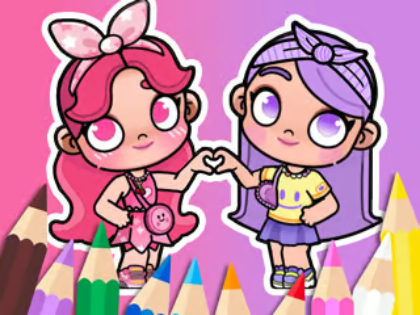 Oyunu Boyama Kitabı: Avatar Dünyasında BFF  çevrimiçi