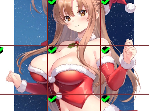 Oyunu Kırmızı Elbiseli Anime Kızlar Çini Yapboz  çevrimiçi