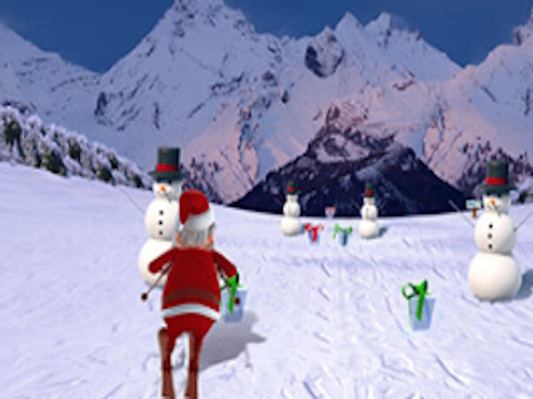 Oyunu Yokuş Aşağı Noel Koşusu  çevrimiçi