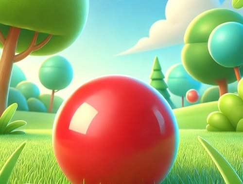 Oyunu Kırmızı Top Koşucusu 3D  çevrimiçi