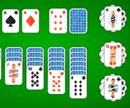 Oyunu Klondike Solitaire 4 Takım  çevrimiçi