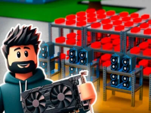 Oyunu Roblox: Bitcoin Madenci!  çevrimiçi