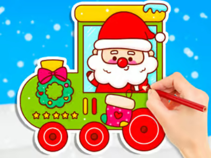 Oyunu Boyama Kitabı: Noel Treni  çevrimiçi