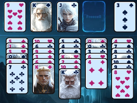 Oyunu Dondurulmuş Freecell  çevrimiçi