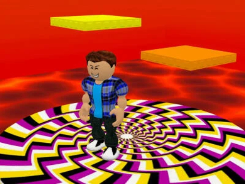 Oyunu Roblox: Parkur Lav  çevrimiçi
