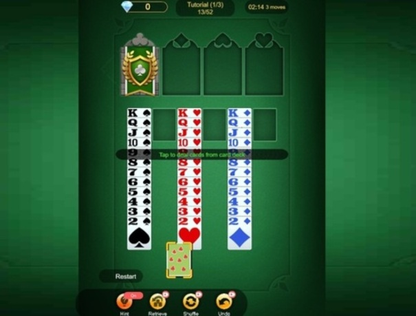 Oyunu Solitaire Kralı  çevrimiçi