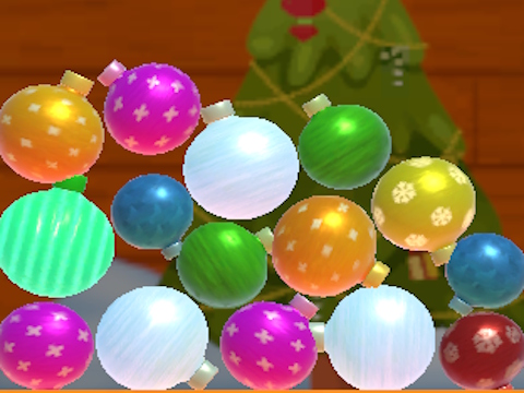 Oyunu Yeni Yıl Topları 2048 3D olarak  çevrimiçi